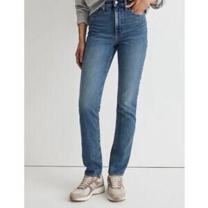 Madewell 32 The Perfect Vintage Classic Straight Jean High Rise Denim Stretch 14
